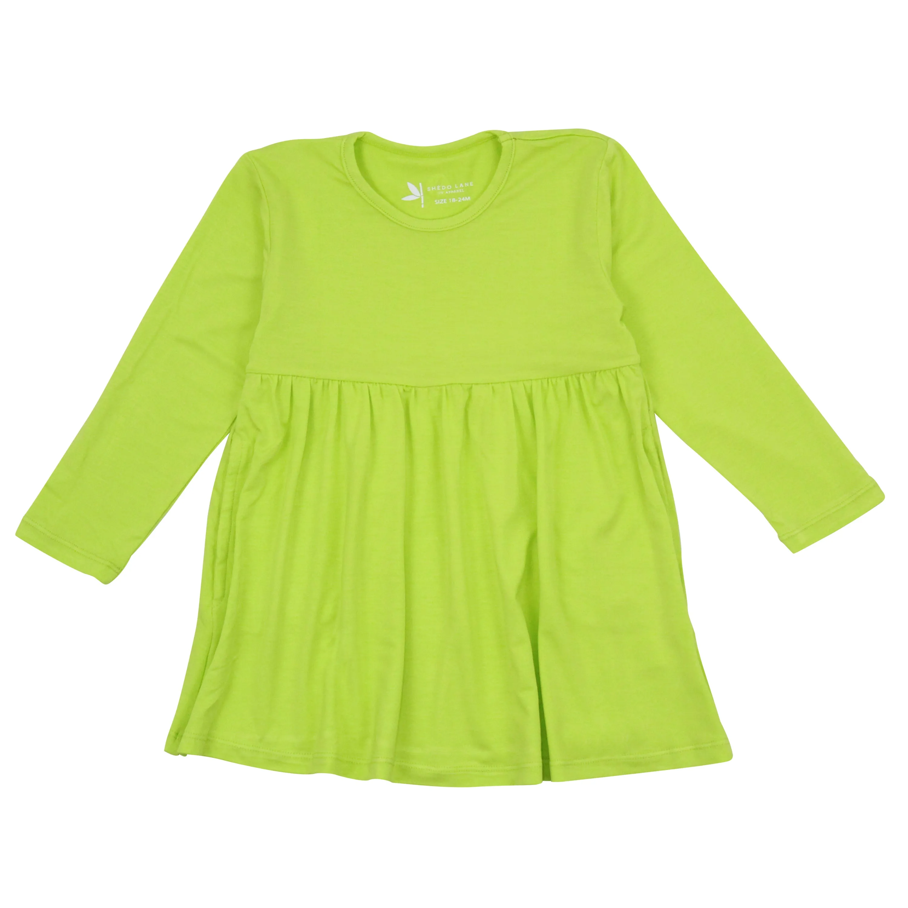 Girls Long Sleeve Swing Dress