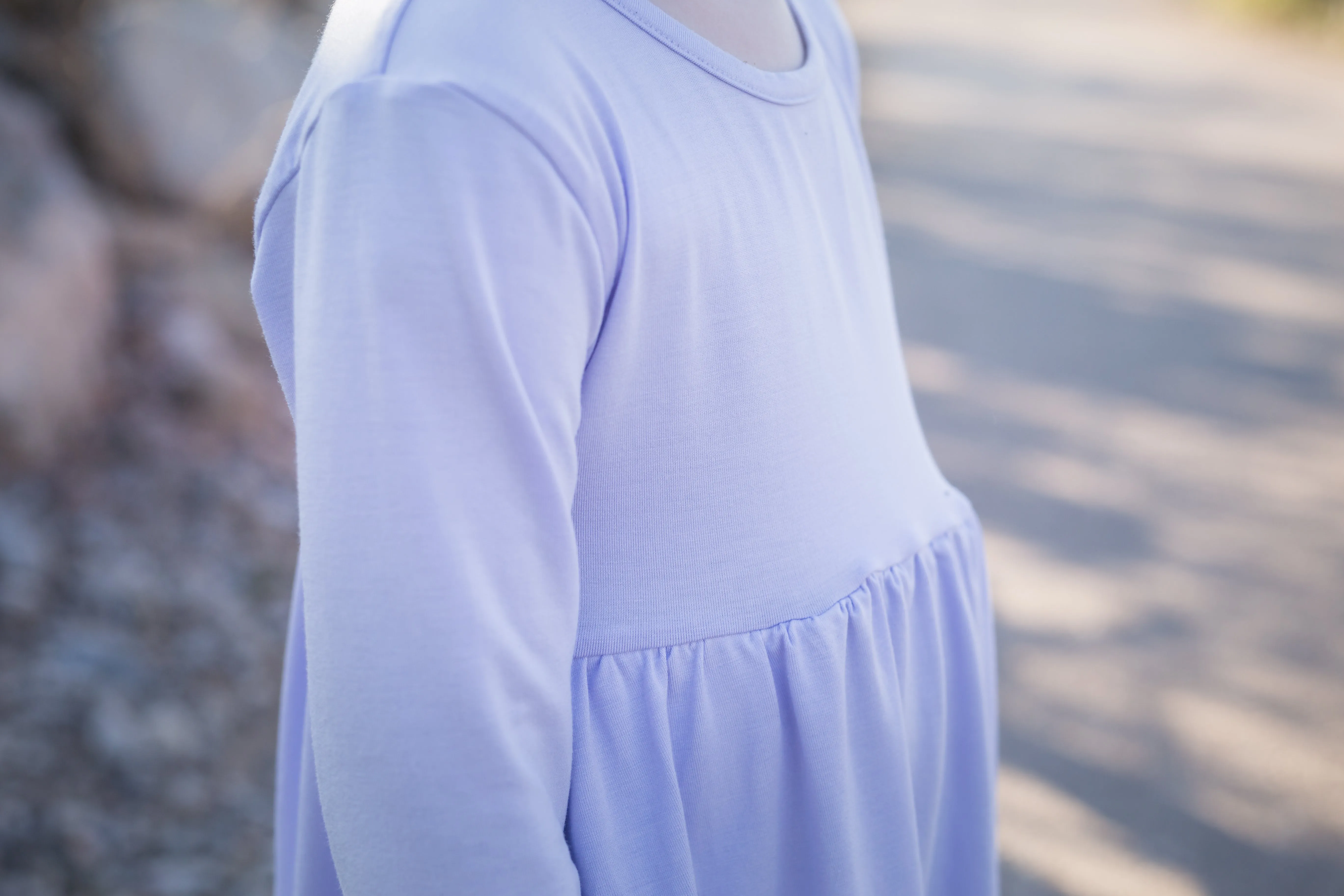 Girls Long Sleeve Swing Dress