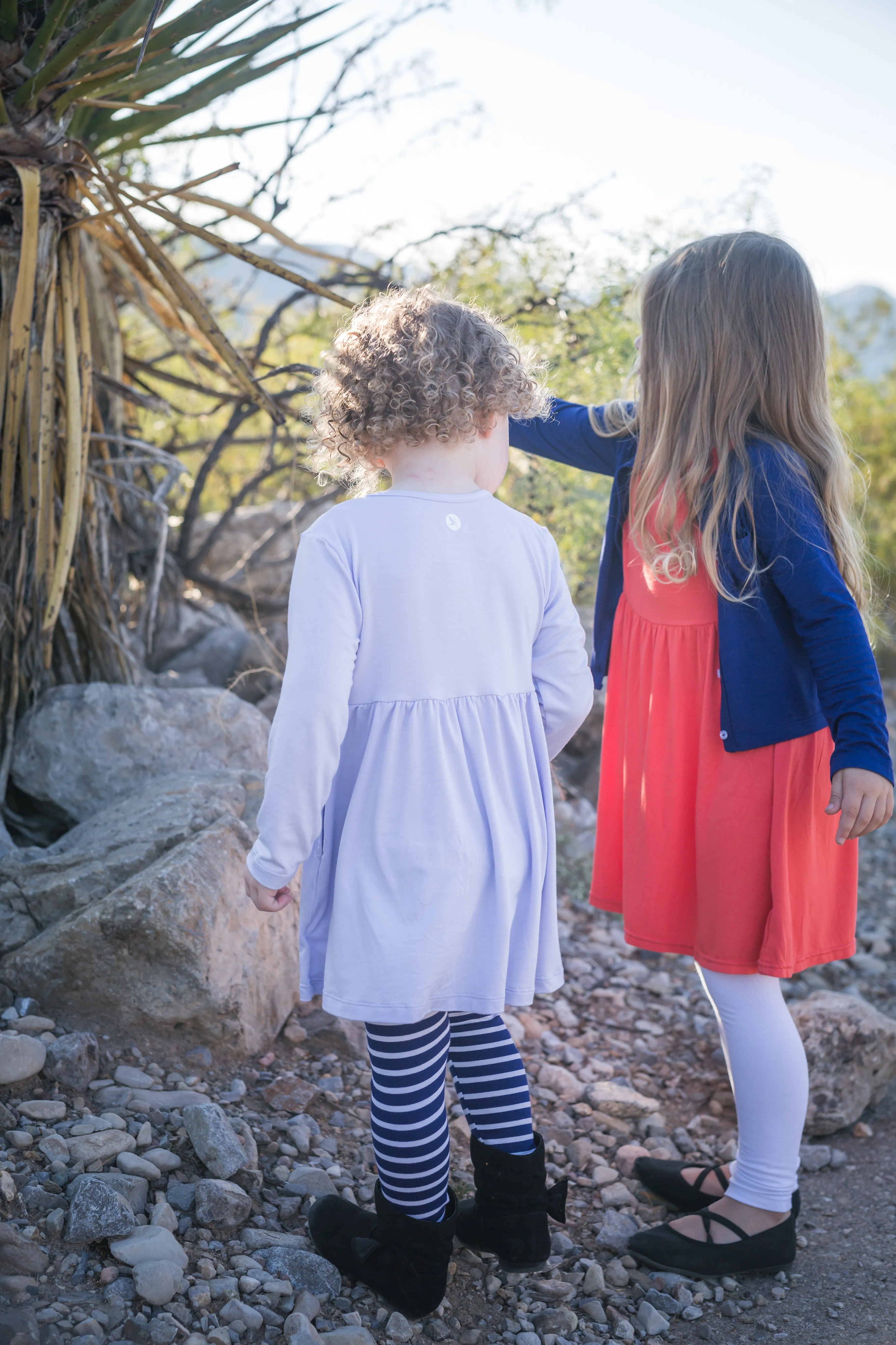 Girls Long Sleeve Swing Dress