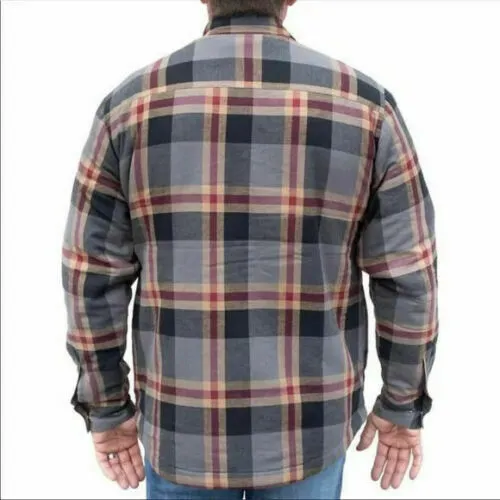 Grizzly Mountain Sherpa Lined Flannel Shirt Jacket