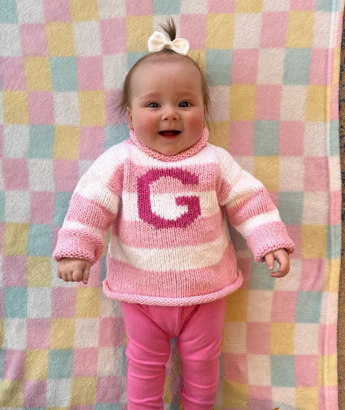 Handknit Initial Sweater