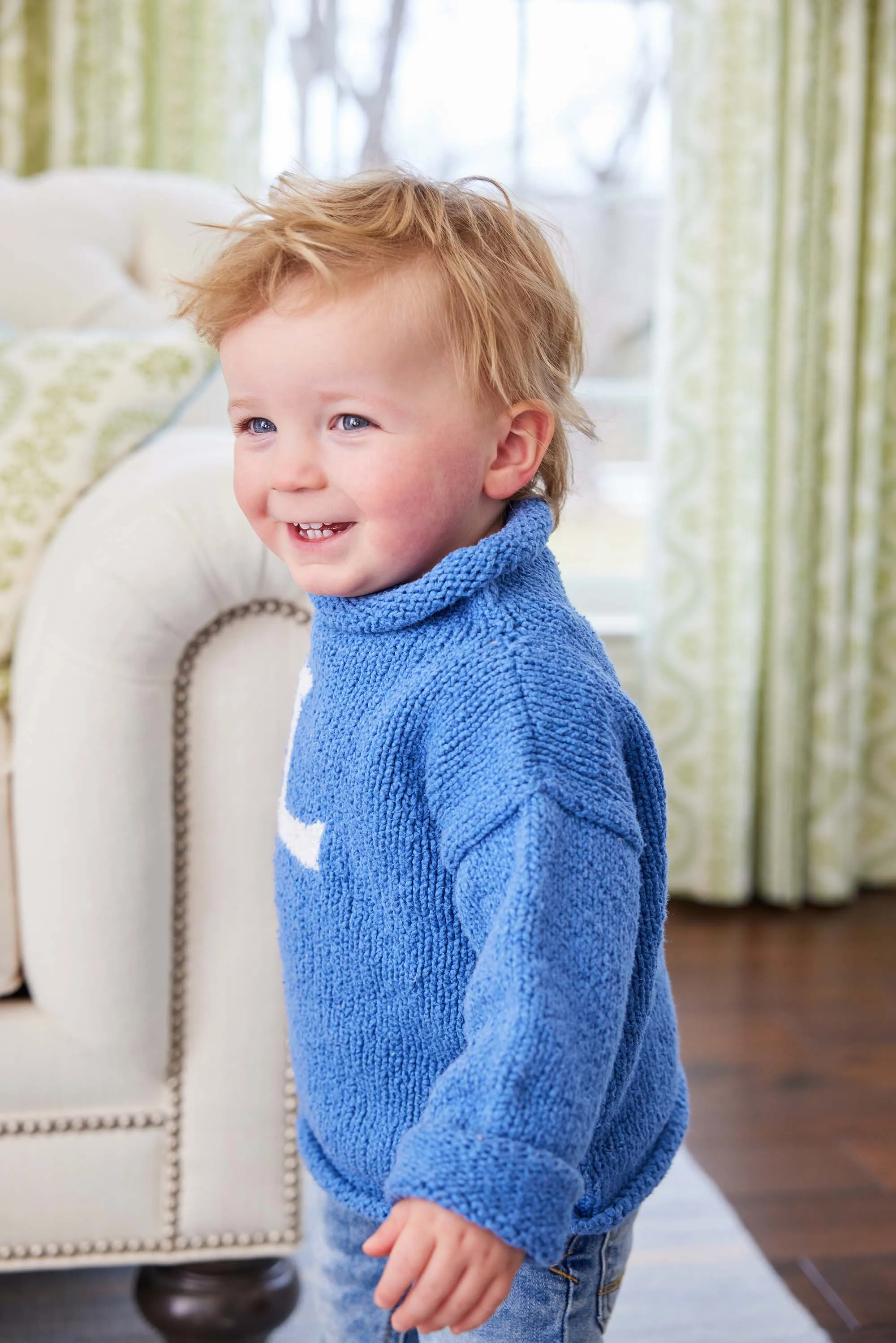 Handknit Initial Sweater