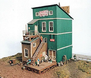 JL Innovative Design HO Woodys Tavern 3-Story Laser-Cut Wooden Kit