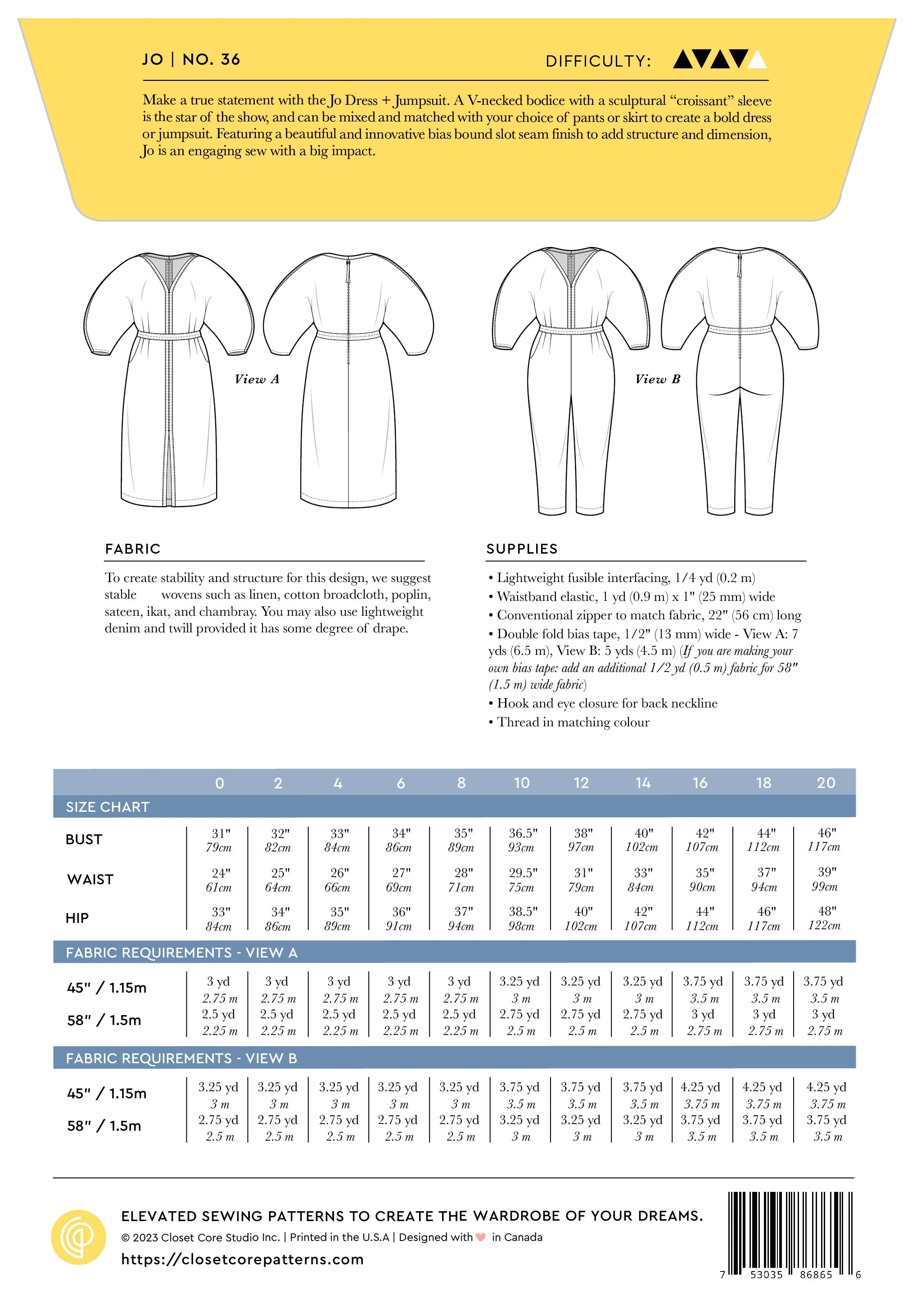 Jo Dress   Jumpsuit Pattern