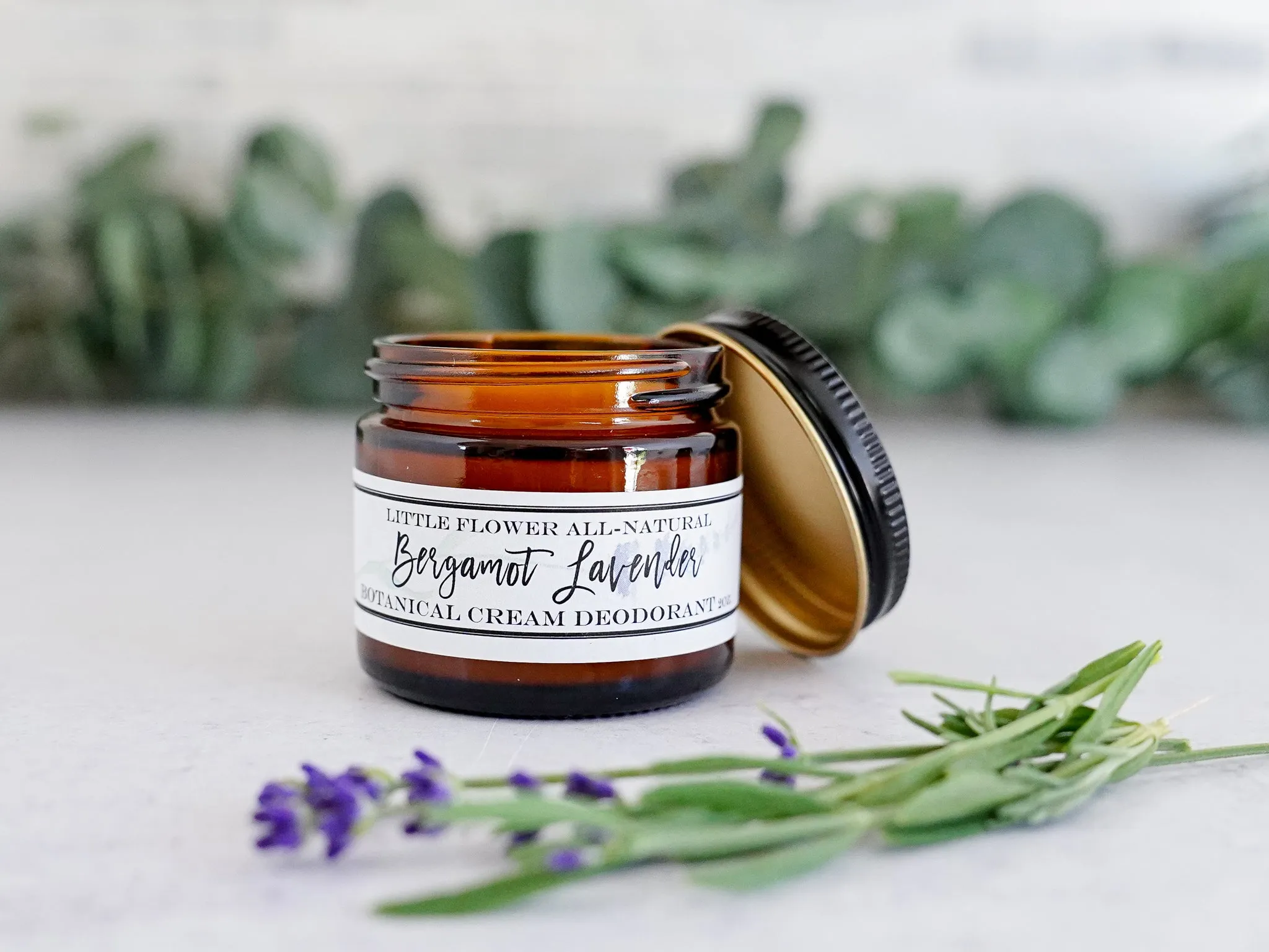Lavender Bergamot Natural Deodorant - aluminum free