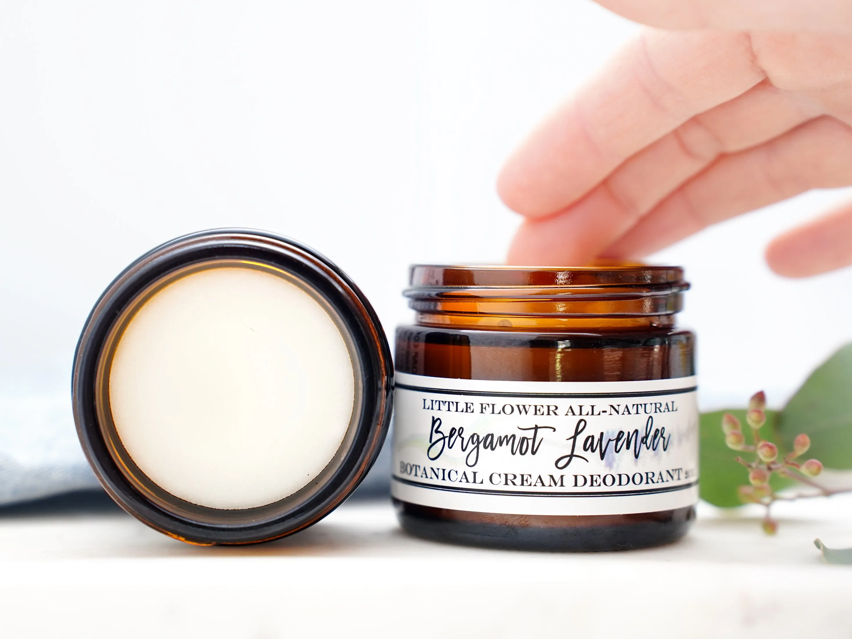 Lavender Bergamot Natural Deodorant - aluminum free