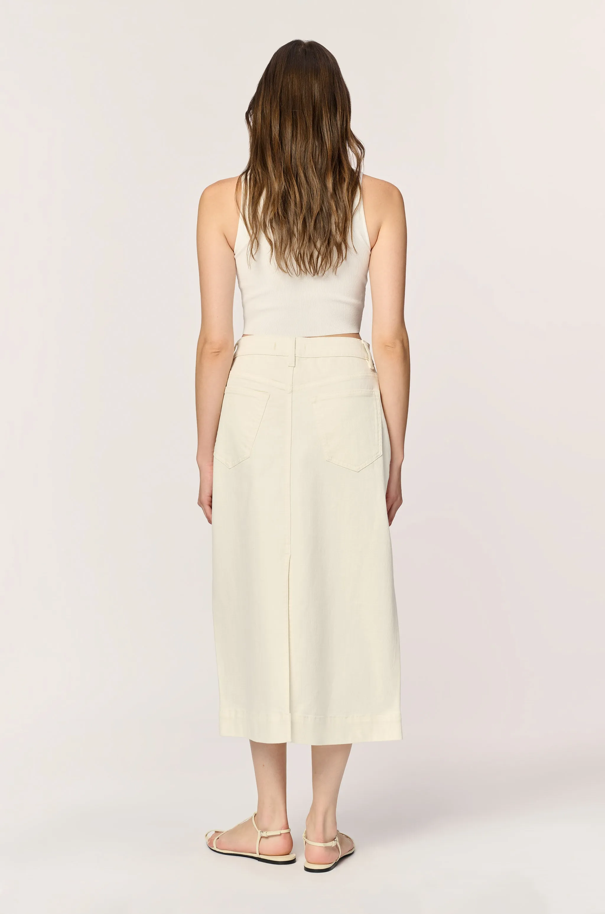 LIN - DENIM SKIRT | CLOUD