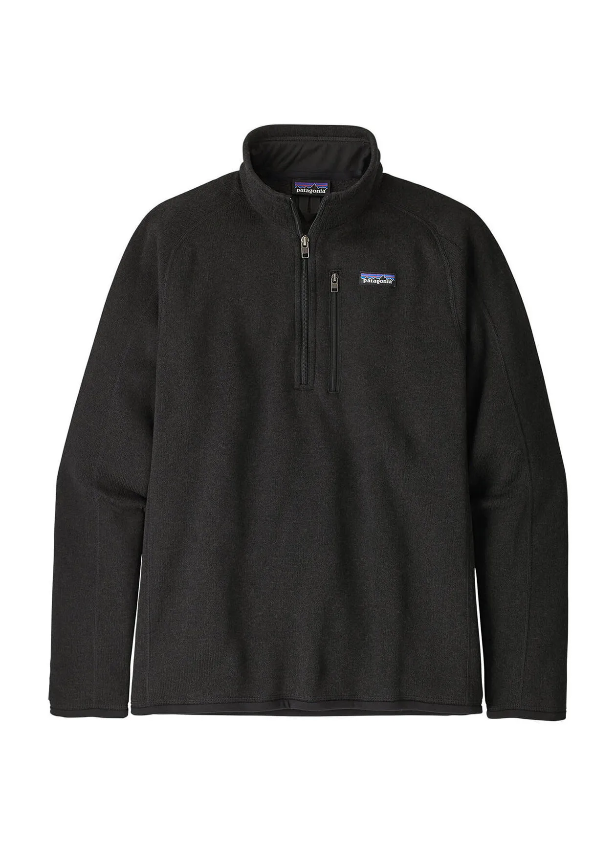 Logo | Patagonia Black Men&#x27;s Better Sweater Quarter-Zip 