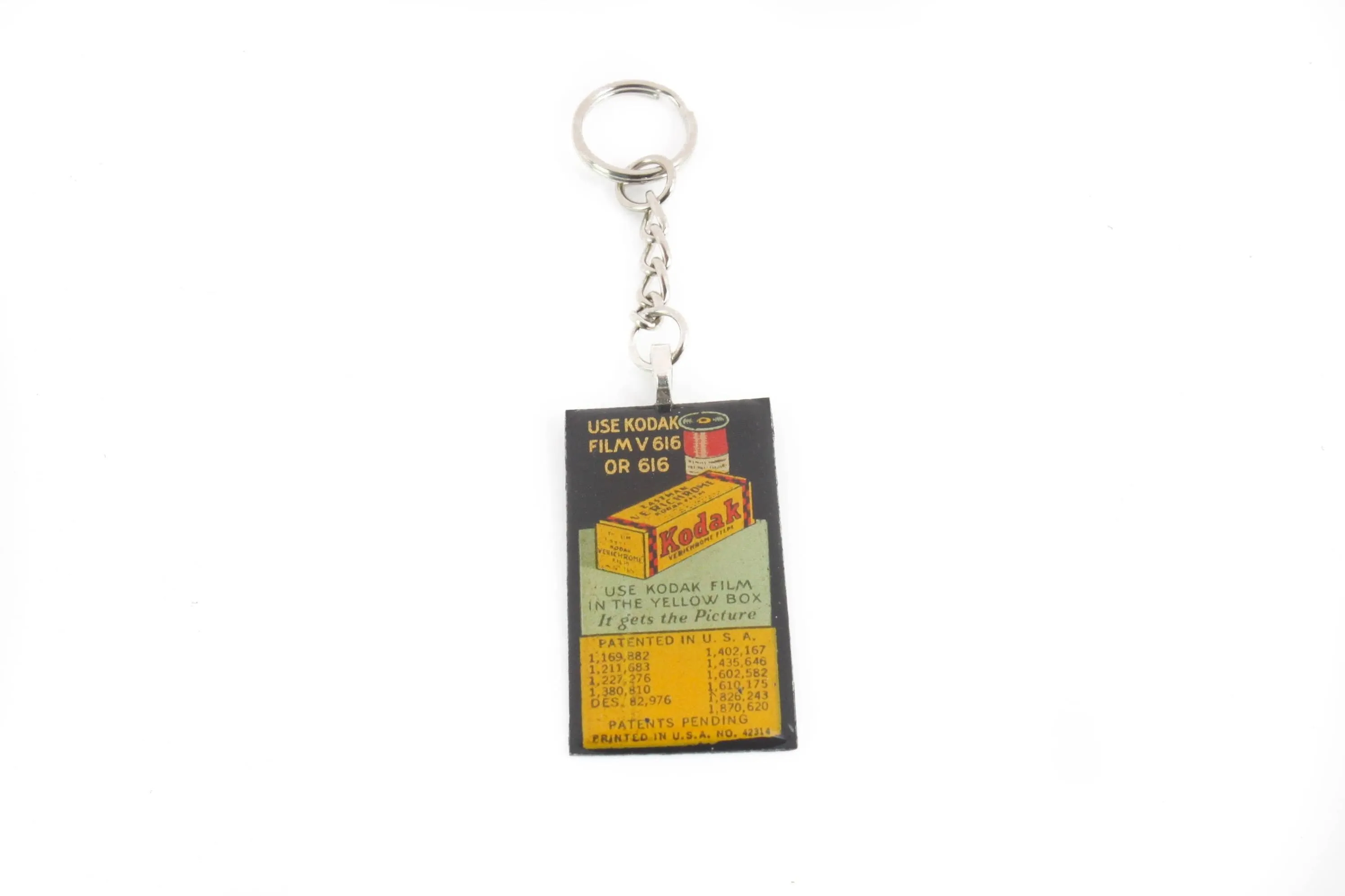 Long Vintage Kodak 616 Roll Film Keychain, unique gifts for him and her, Photographer gift