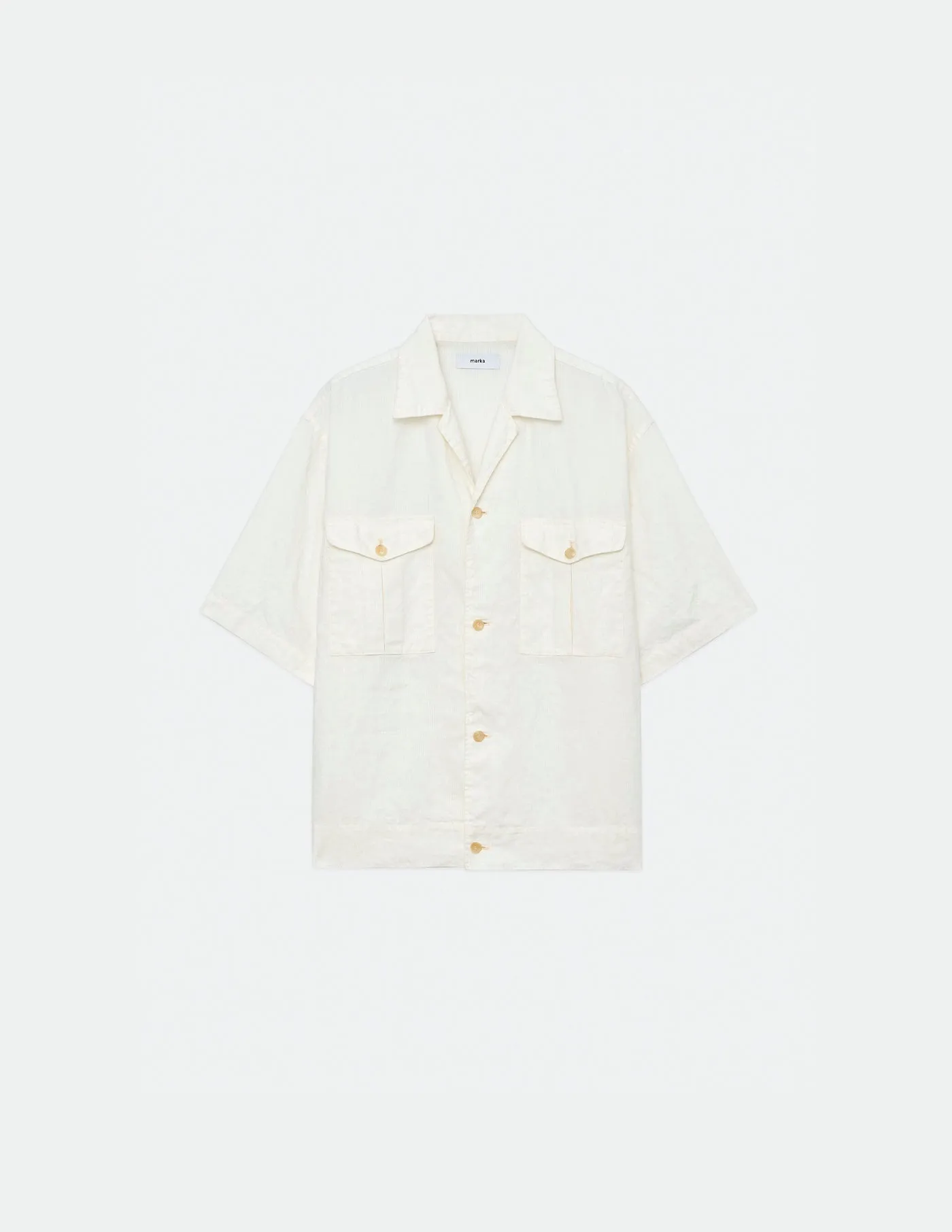 M23A-13SH01B ORGANIC RAMIE O.X OFFICER SHIRT