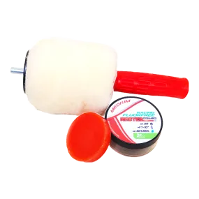 MasterWax RACING FLUORFREE Wool-Apply Entry Kit