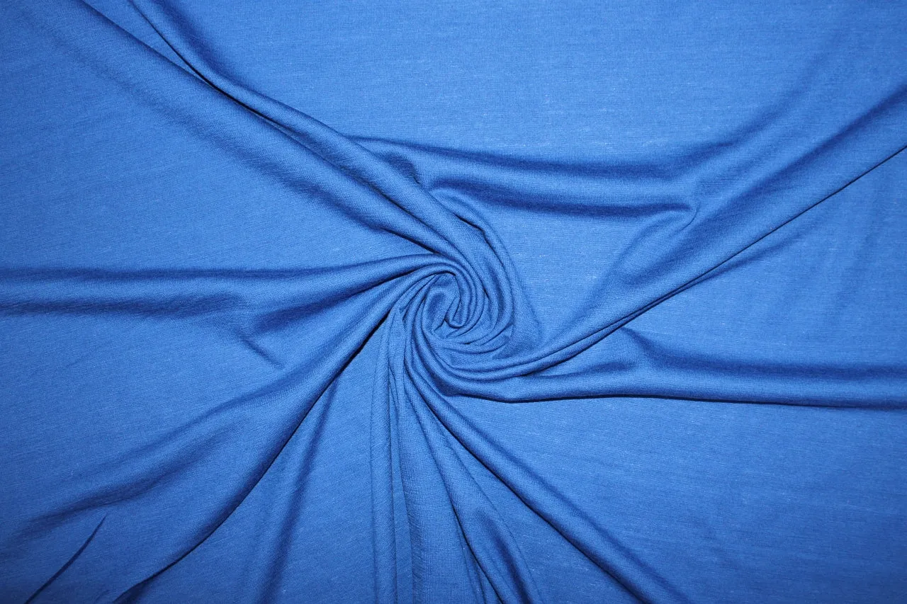 Merino Wool Jersey - Royal Blue