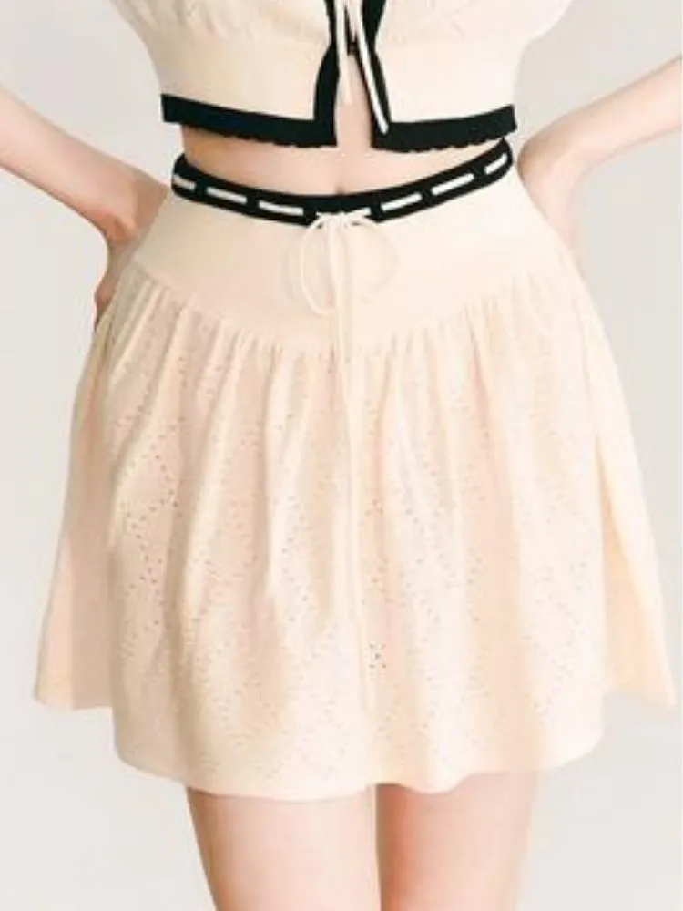 Merino Wool Knitted Cardigan / Skirt【s0000001656】