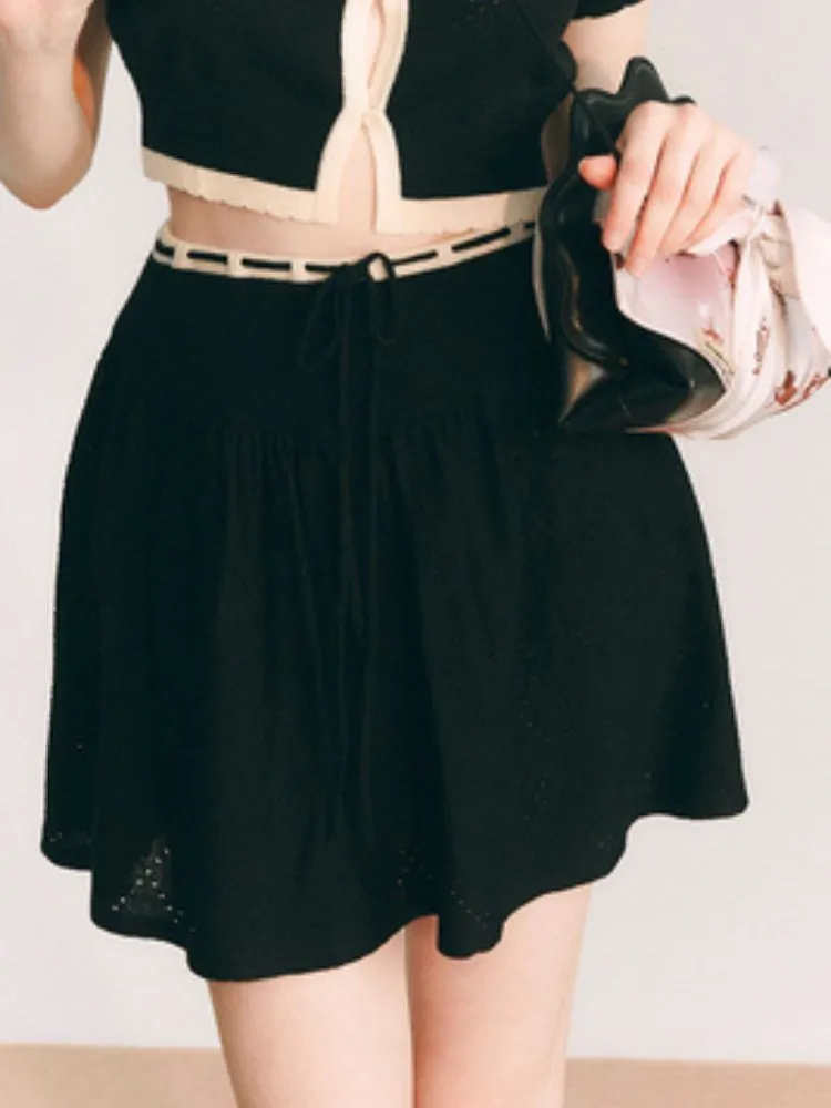 Merino Wool Knitted Cardigan / Skirt【s0000001656】