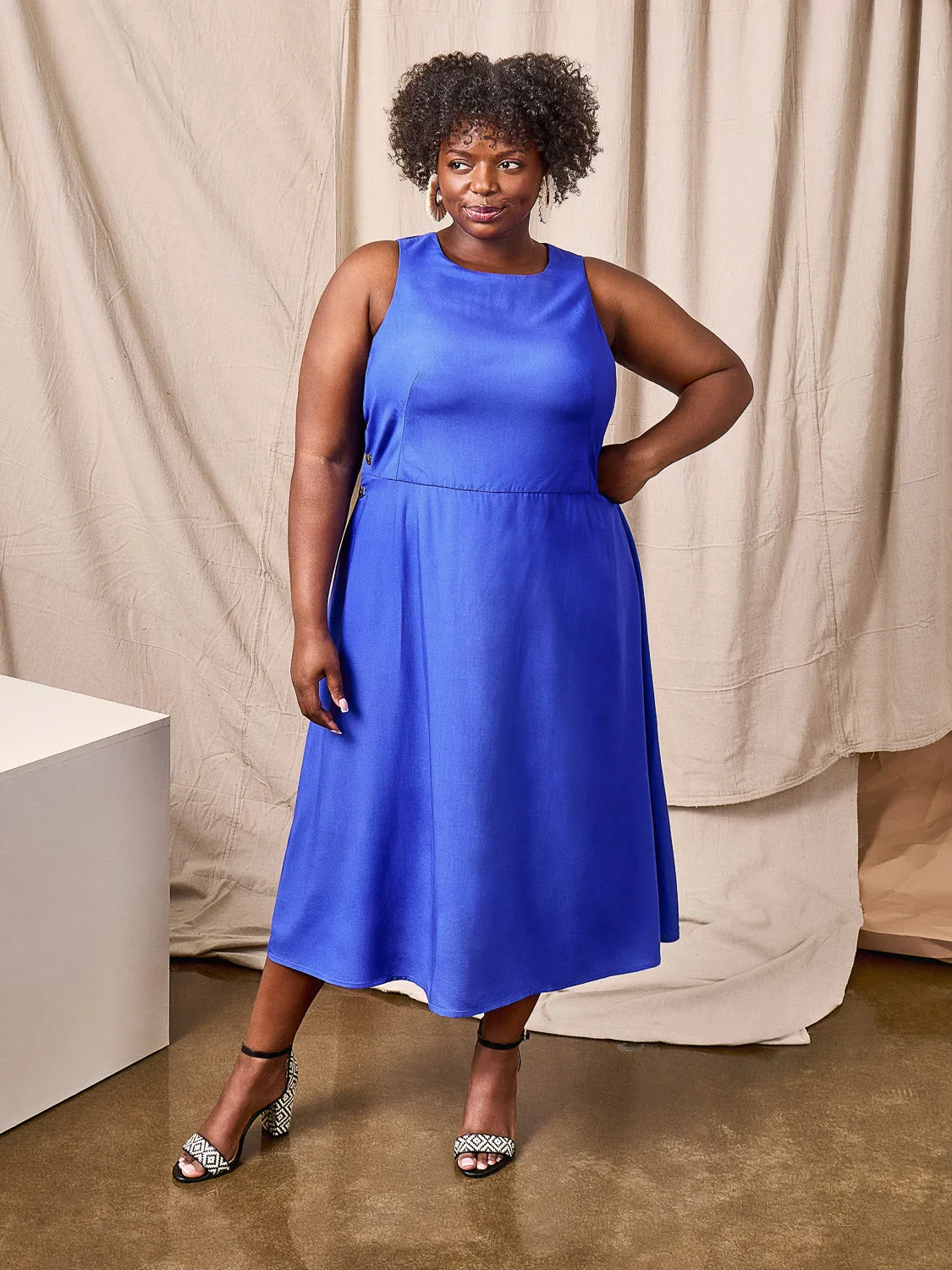 Mica Dress - Crew Pattern