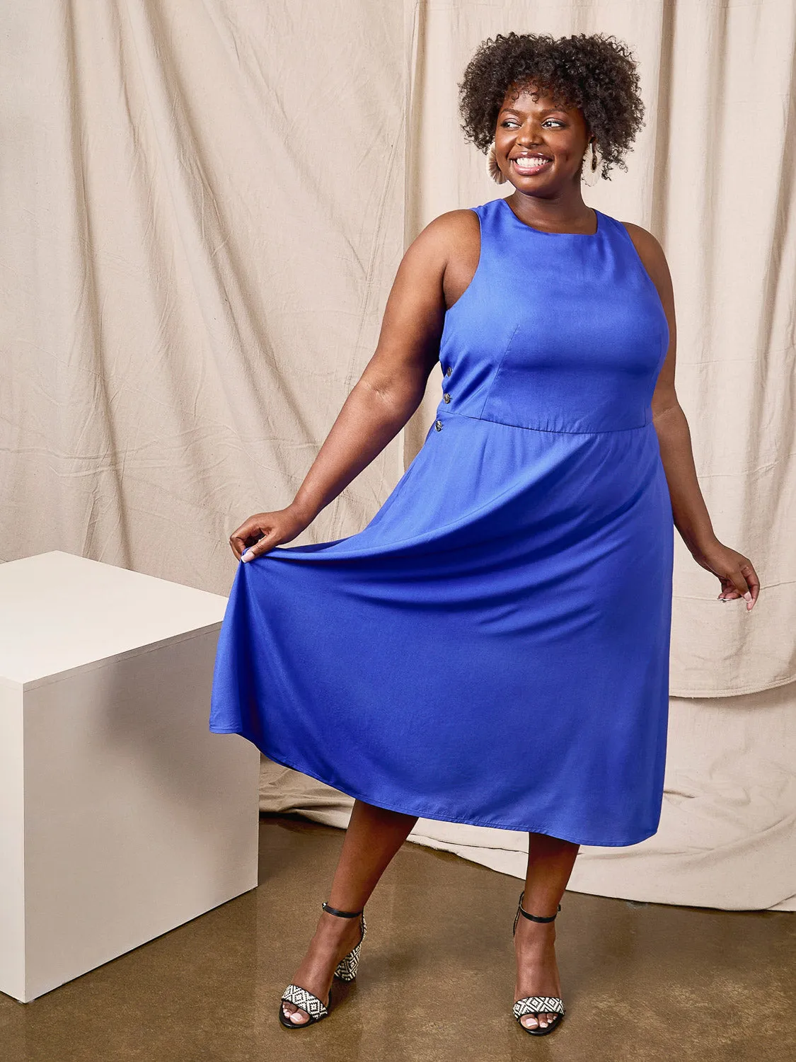 Mica Dress - Crew Pattern