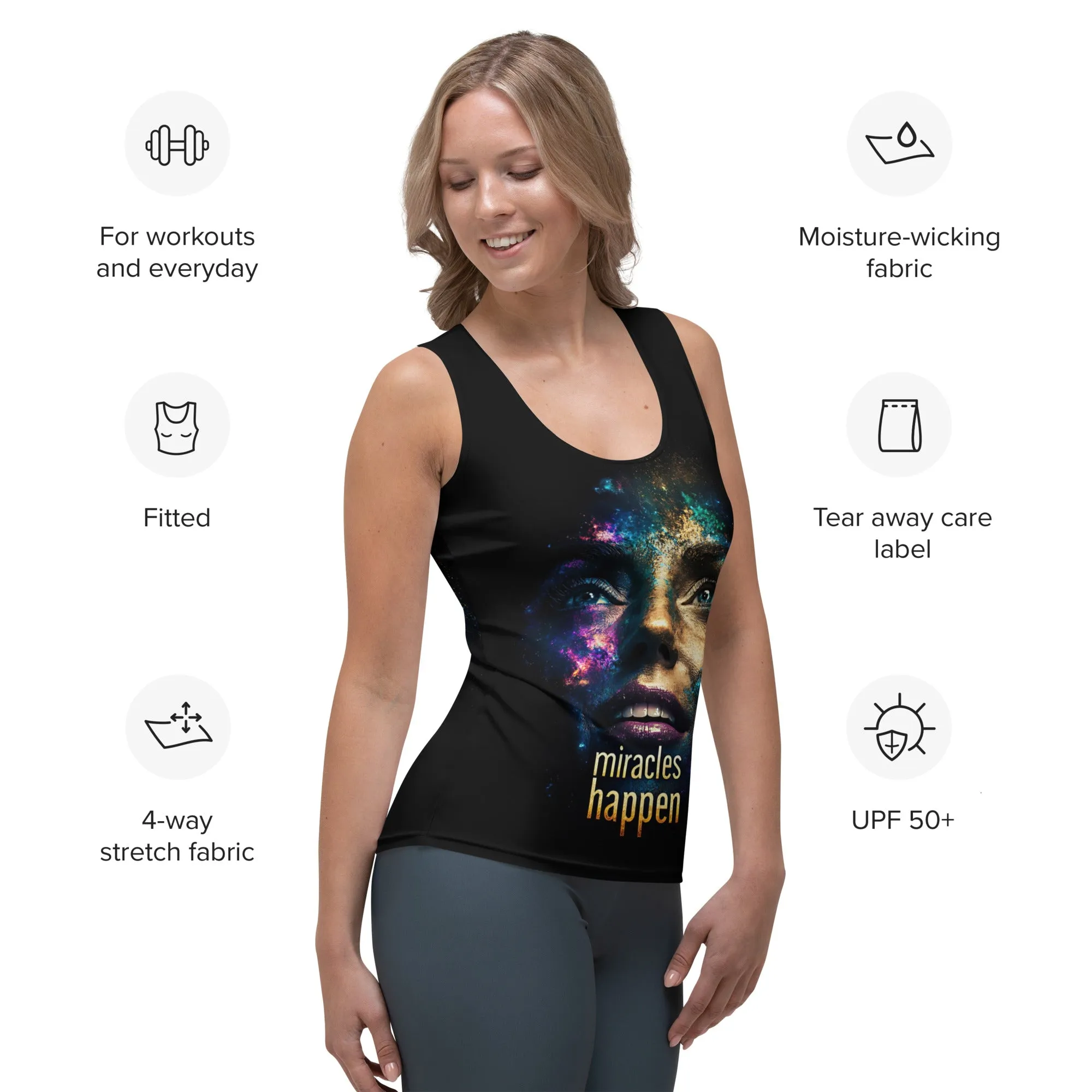 Miracles Happen Edition 1 Sublimation Cut & Sew Tank Top