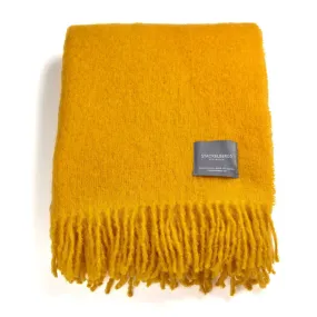 Mohair Blanket - Mustard
