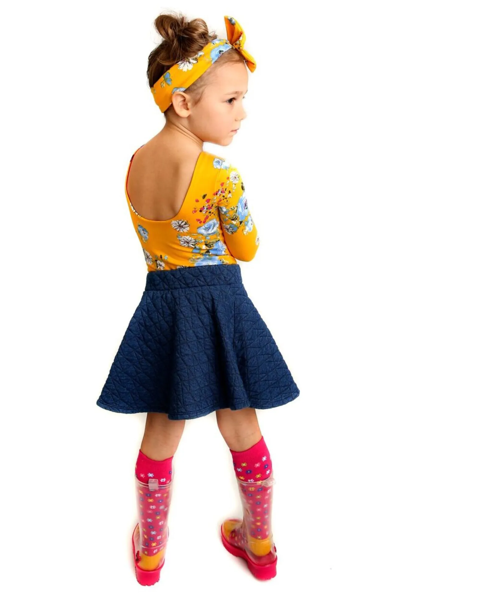 Mustard Blooms Leotard