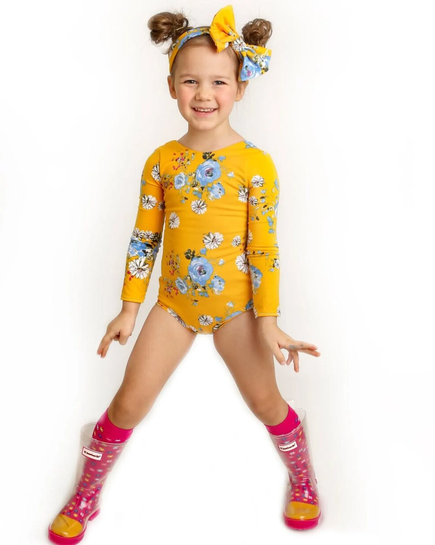 Mustard Blooms Leotard