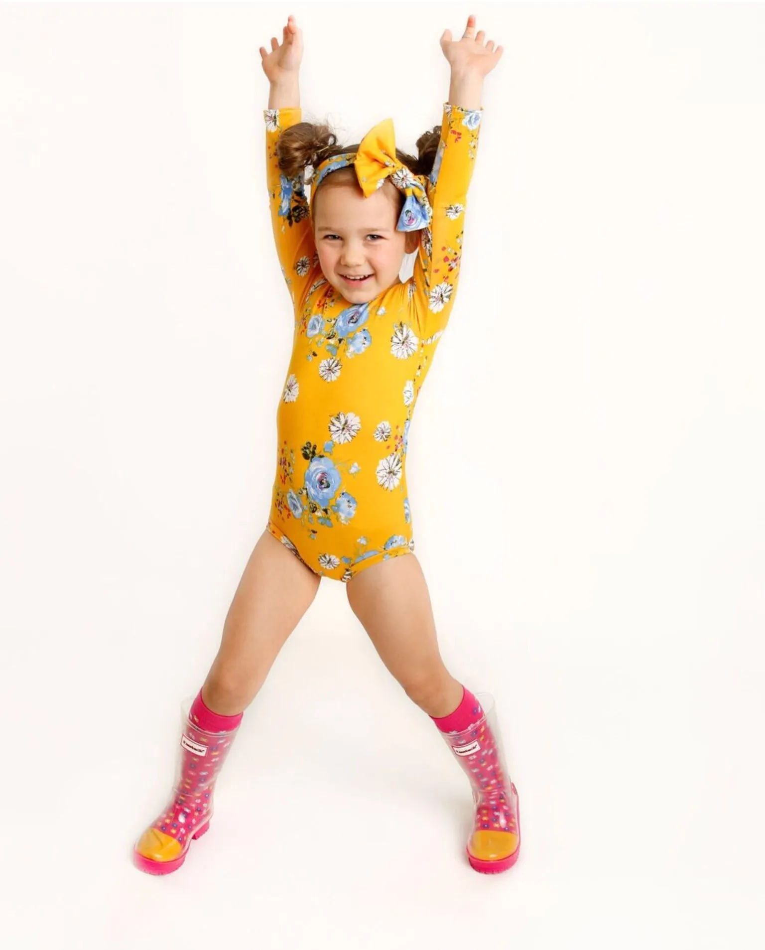 Mustard Blooms Leotard