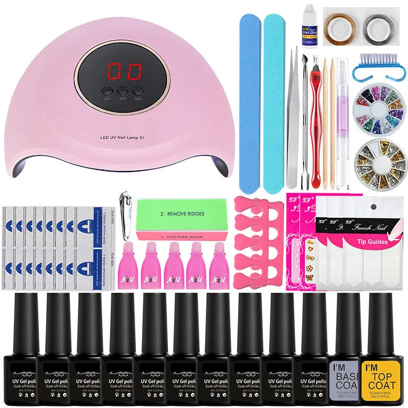 Nail Beauty Tool Set Beginner Home Nail Art Tool Suit