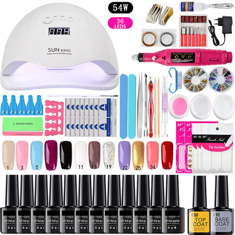 Nail Beauty Tool Set Beginner Home Nail Art Tool Suit