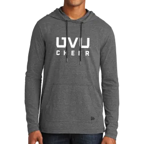 New Era Tri-Blend Performance Pullover Hoodie Tee- UVU Cheer