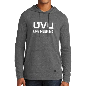 New Era Tri-Blend Performance Pullover Hoodie Tee- UVU Engineering