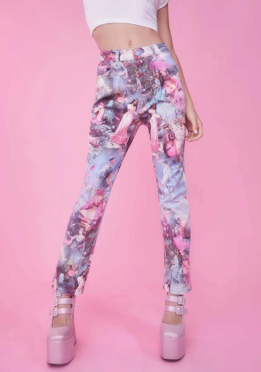 Once Upon A Dime Twill Mom Jeans