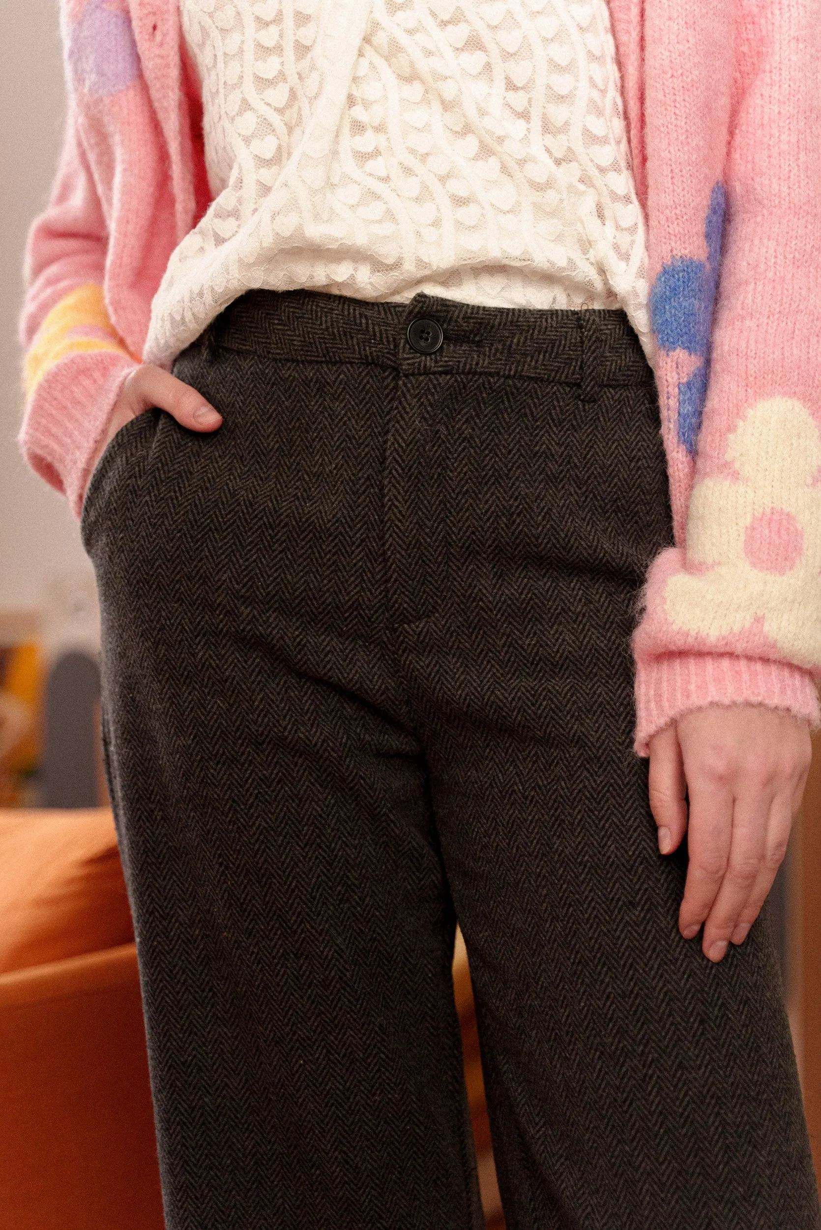 Pantalon Léila gris