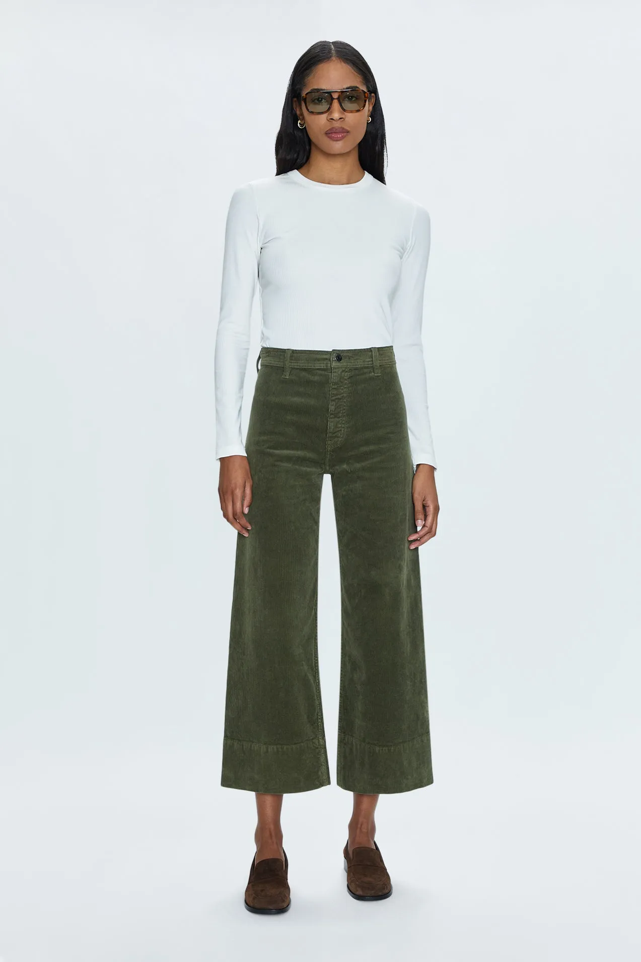 Penny High Rise Wide Pant -  Martini