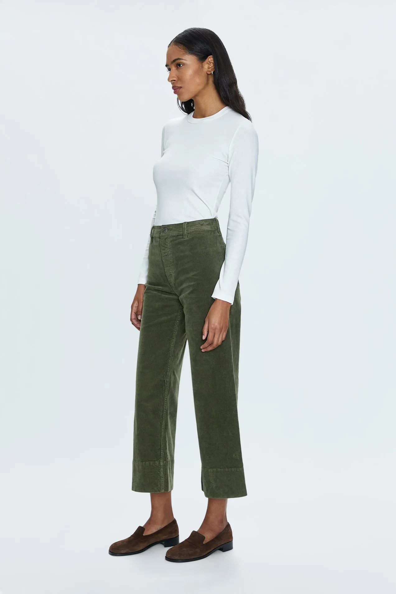 Penny High Rise Wide Pant -  Martini