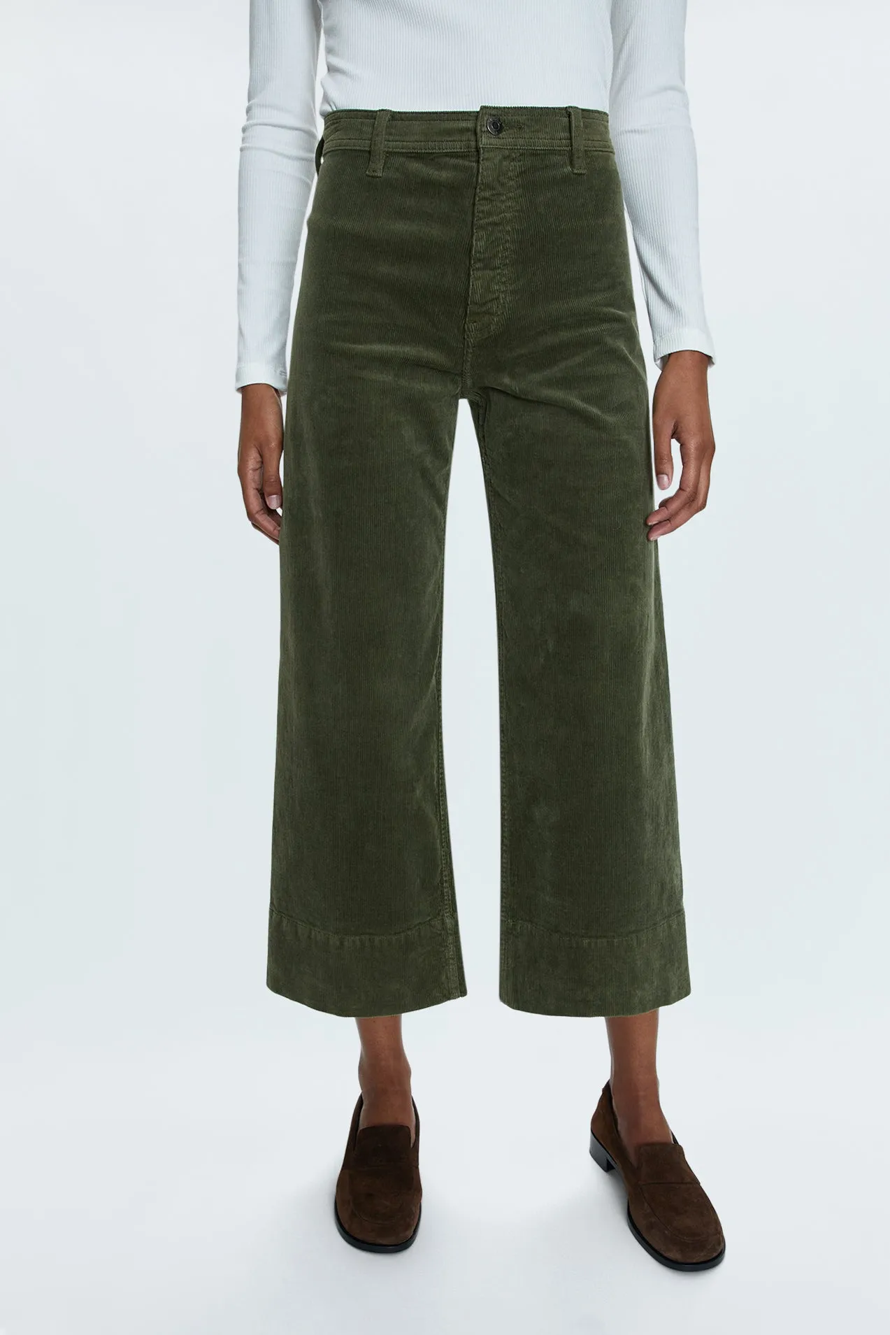 Penny High Rise Wide Pant -  Martini
