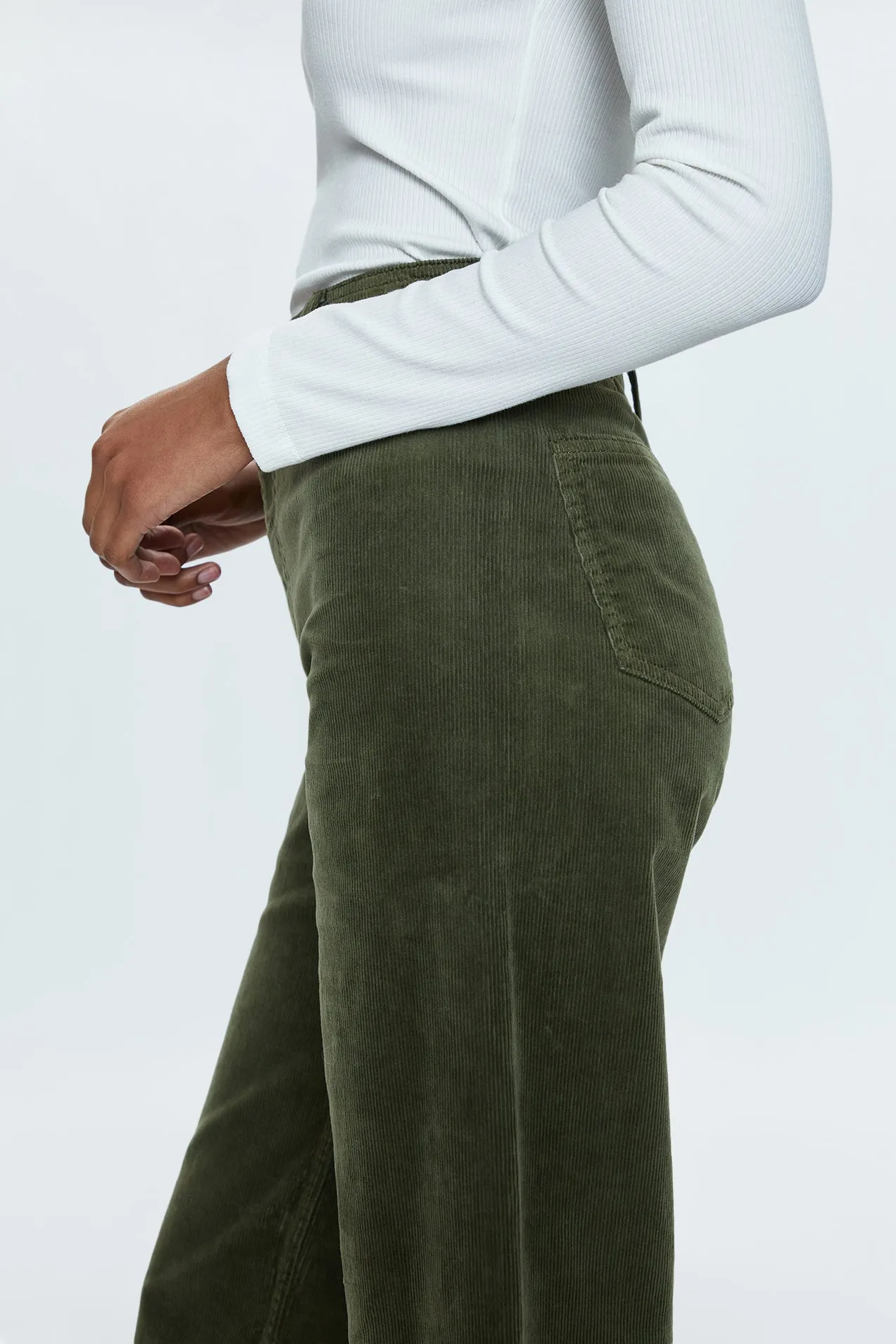 Penny High Rise Wide Pant -  Martini