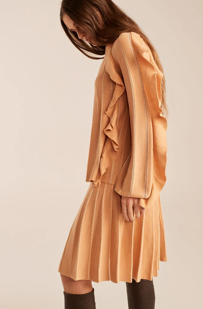 Pleat Stitch Skirt