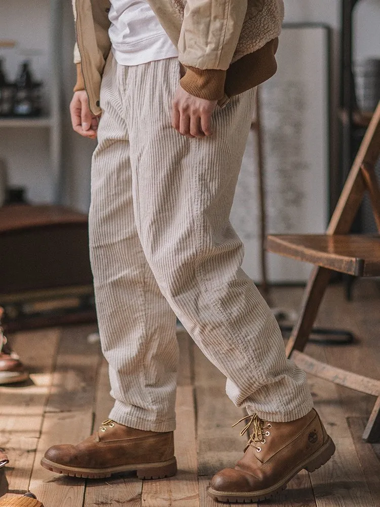 PLEATED CORDUROY PANT