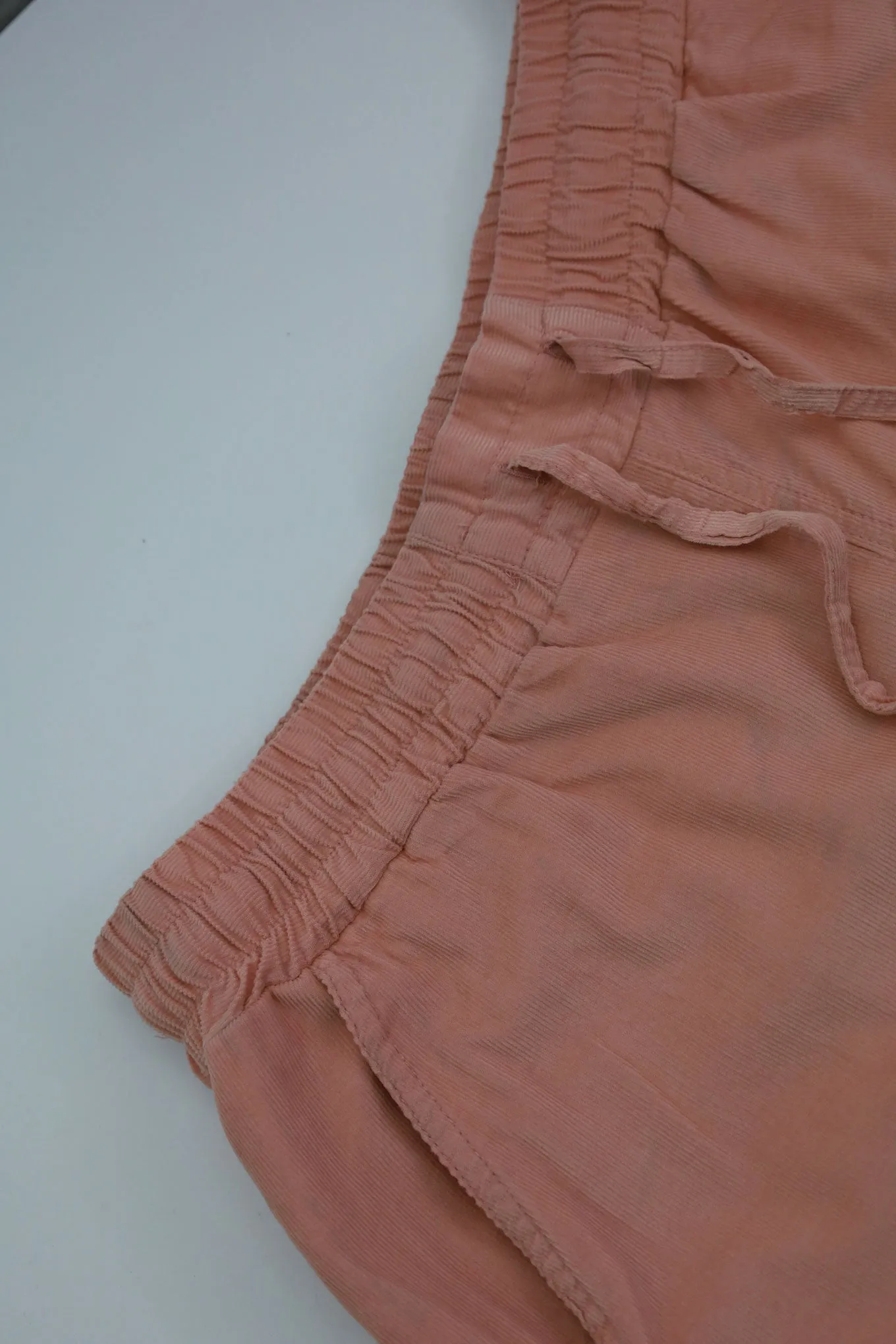 RAMA - Organic Needle Cord Trousers Pink