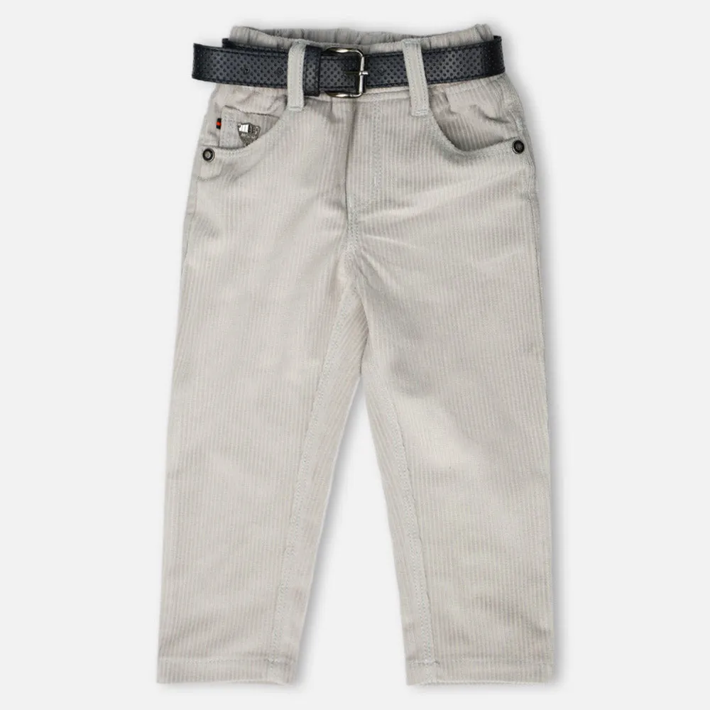 Regular Fit Corduroy Trousers- Blue, Brown, Navy Blue & Grey