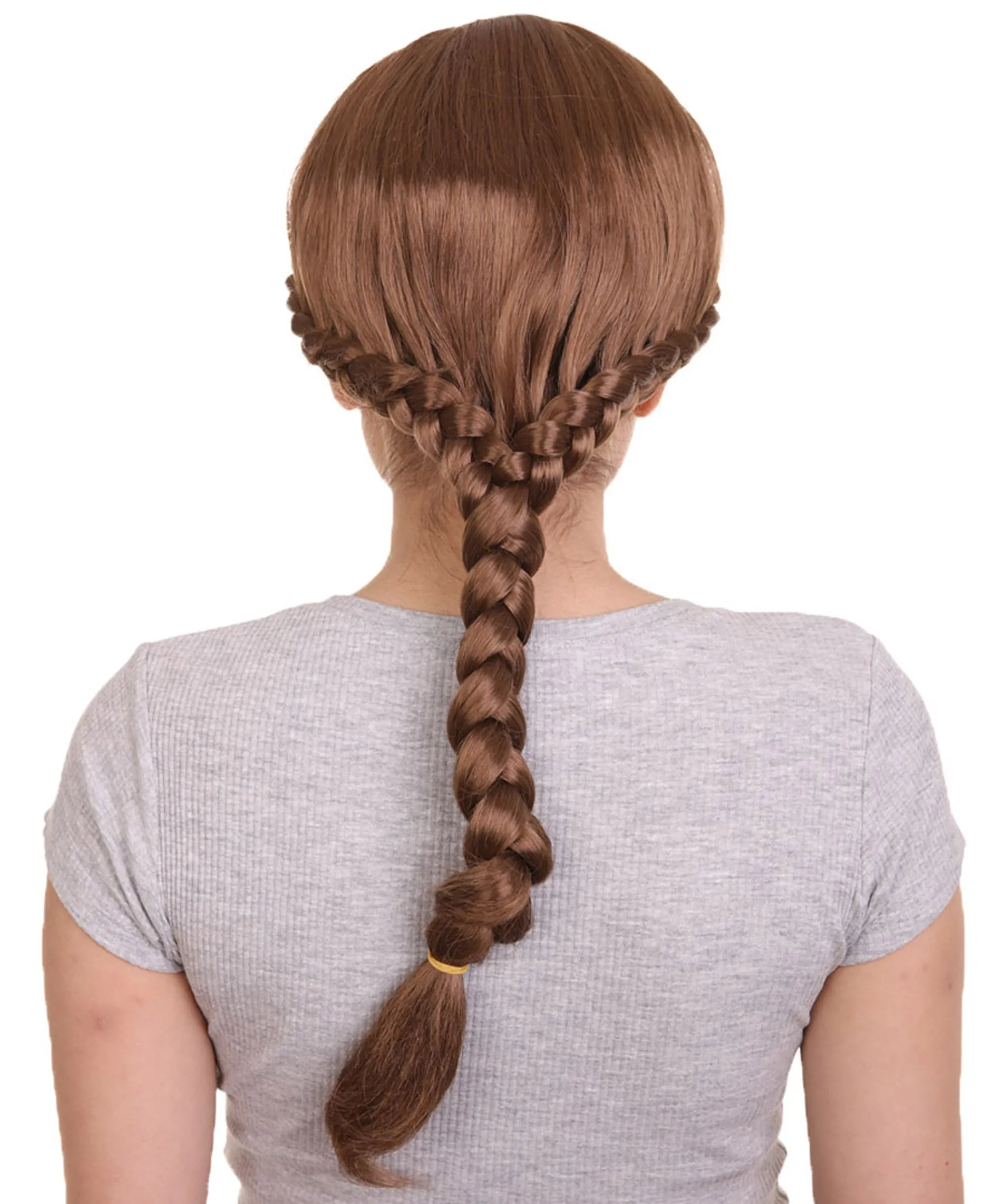 Renaissance Braid Womens Wig | Traditional Colonial Cosplay wig | Premium Breathable Capless Cap