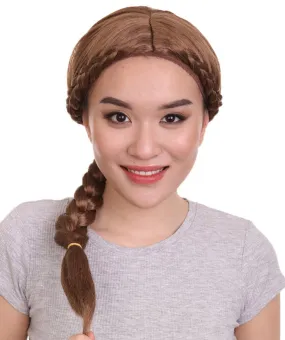 Renaissance Braid Womens Wig | Traditional Colonial Cosplay wig | Premium Breathable Capless Cap