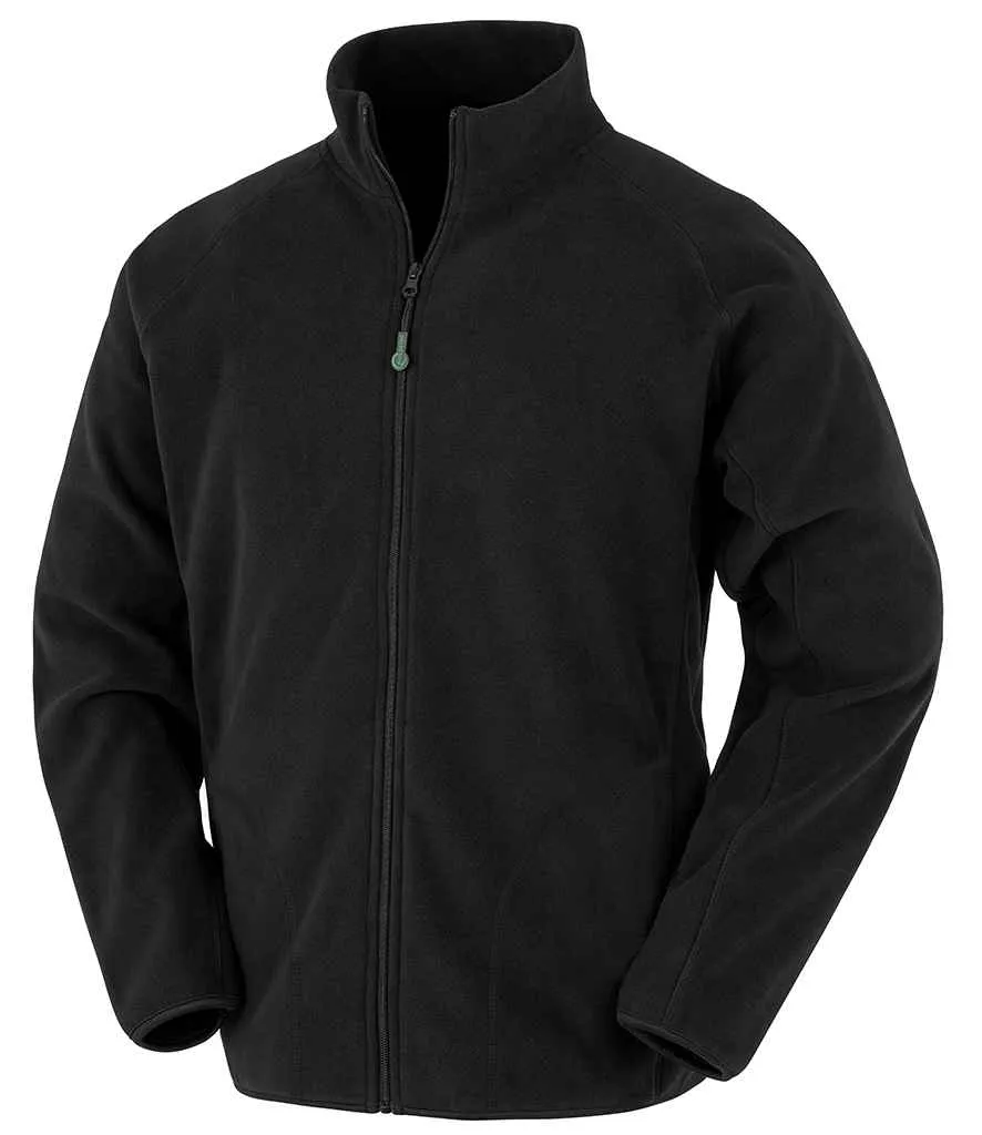 Result Genuine Recycled Micro Fleece Jacket | Black