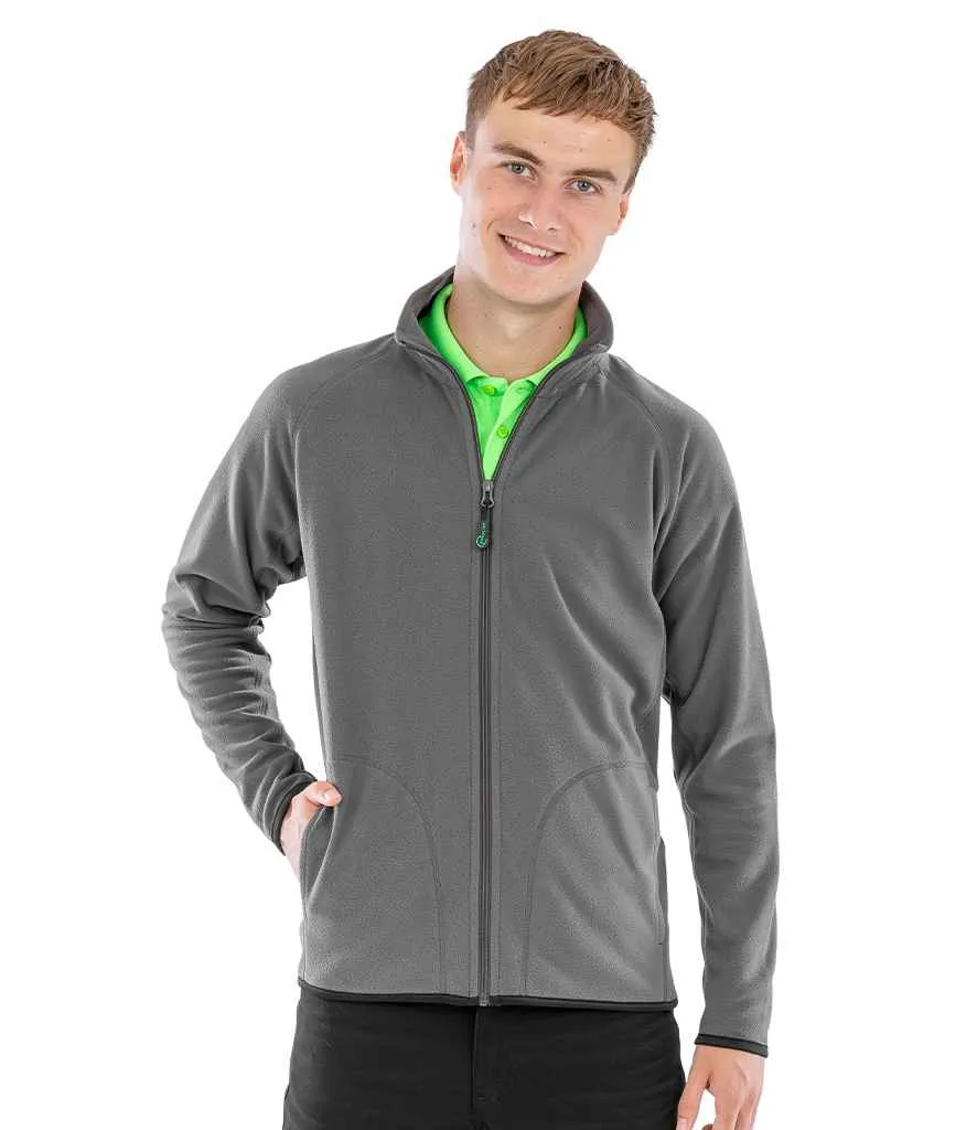 Result Genuine Recycled Micro Fleece Jacket | Grey