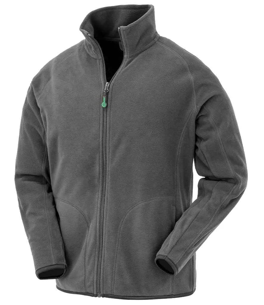 Result Genuine Recycled Micro Fleece Jacket | Grey