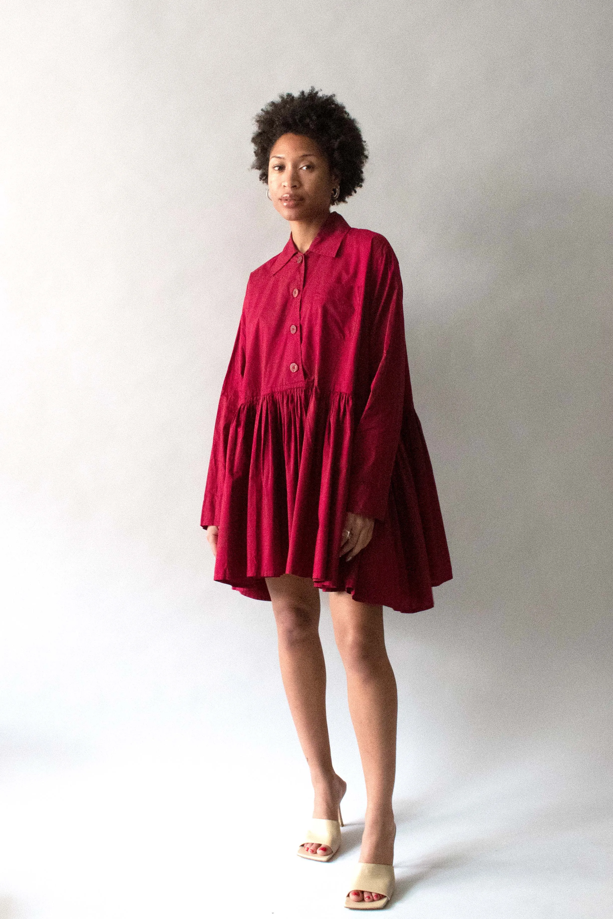 Romeo Gigli Red Cotton Top