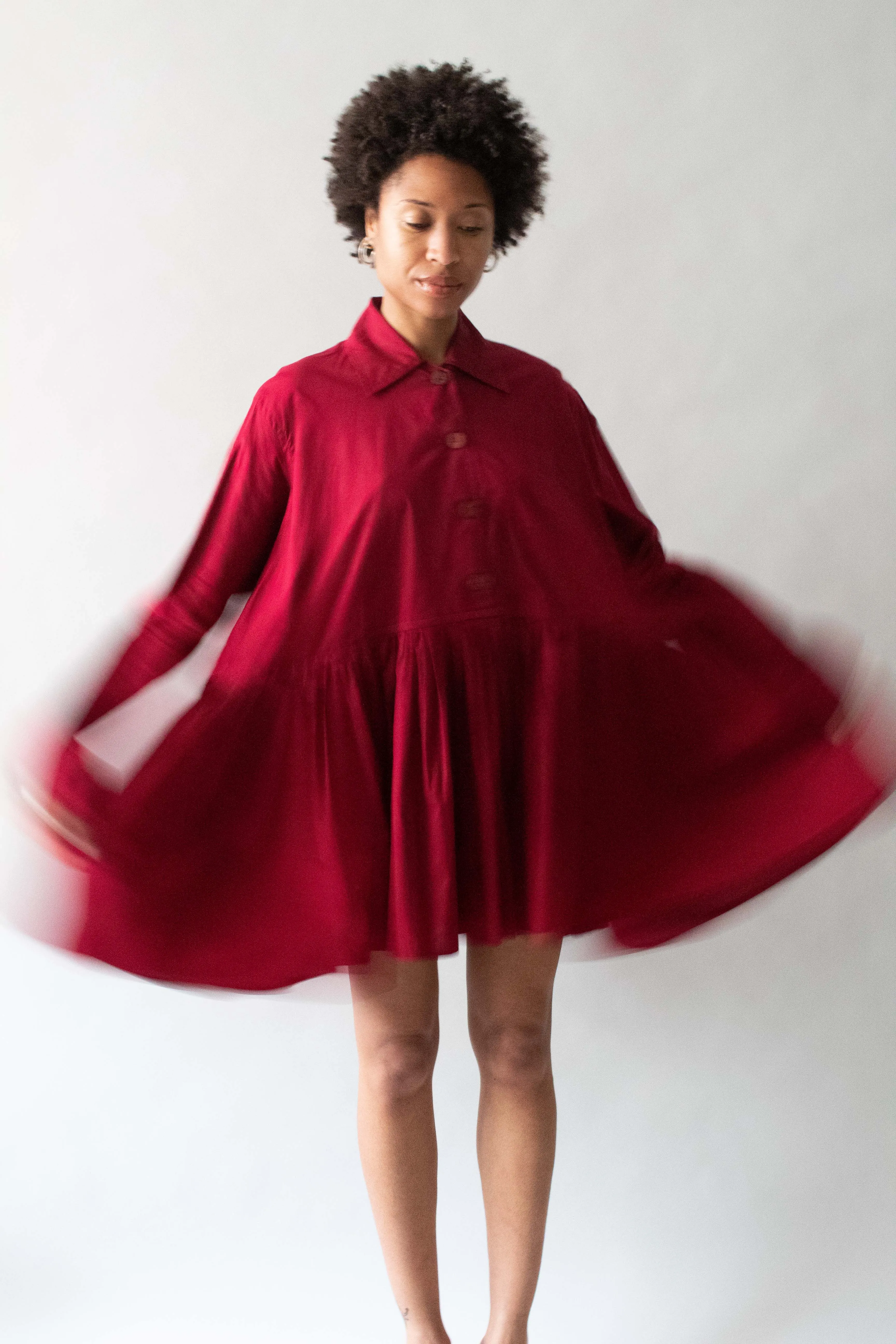 Romeo Gigli Red Cotton Top