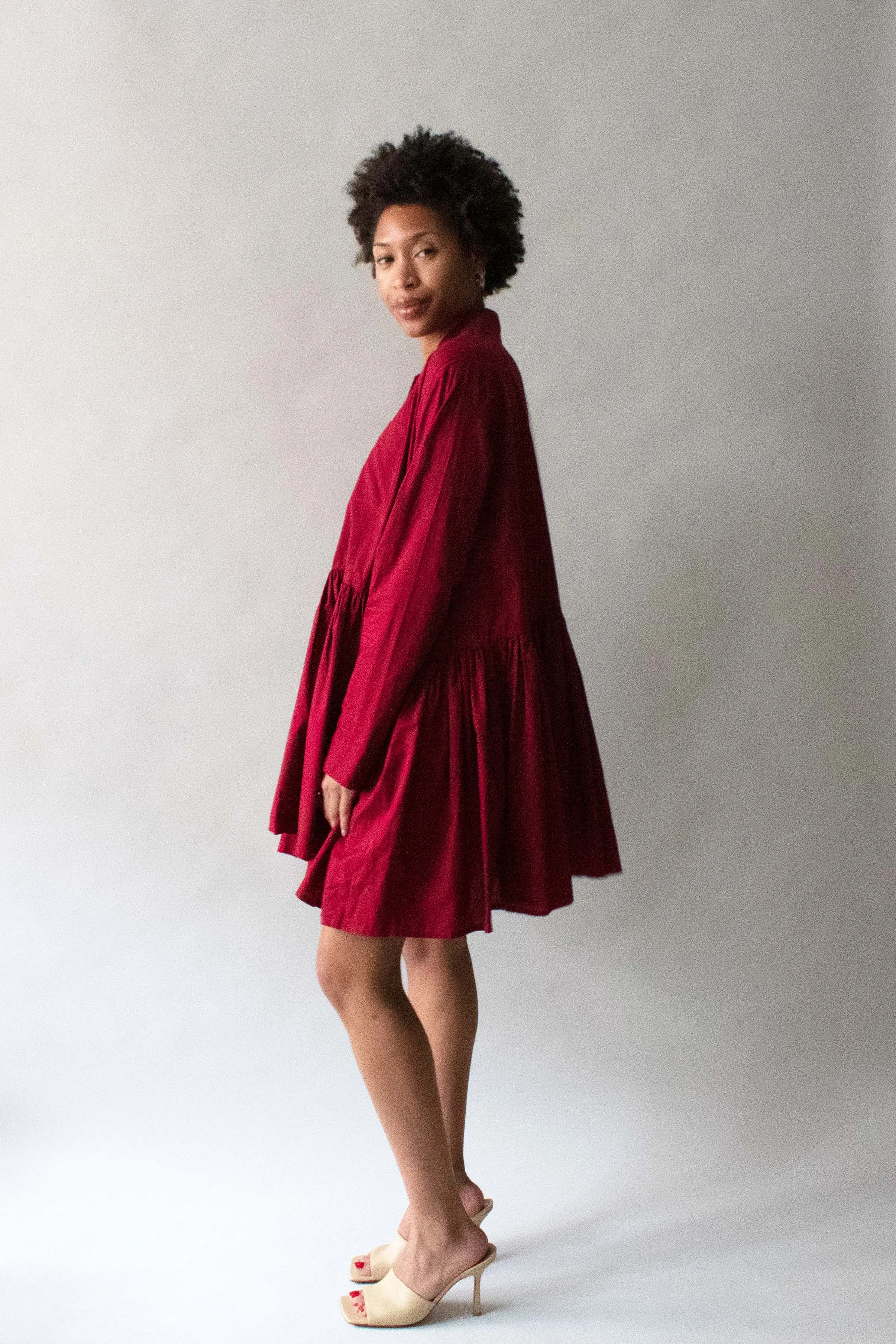 Romeo Gigli Red Cotton Top