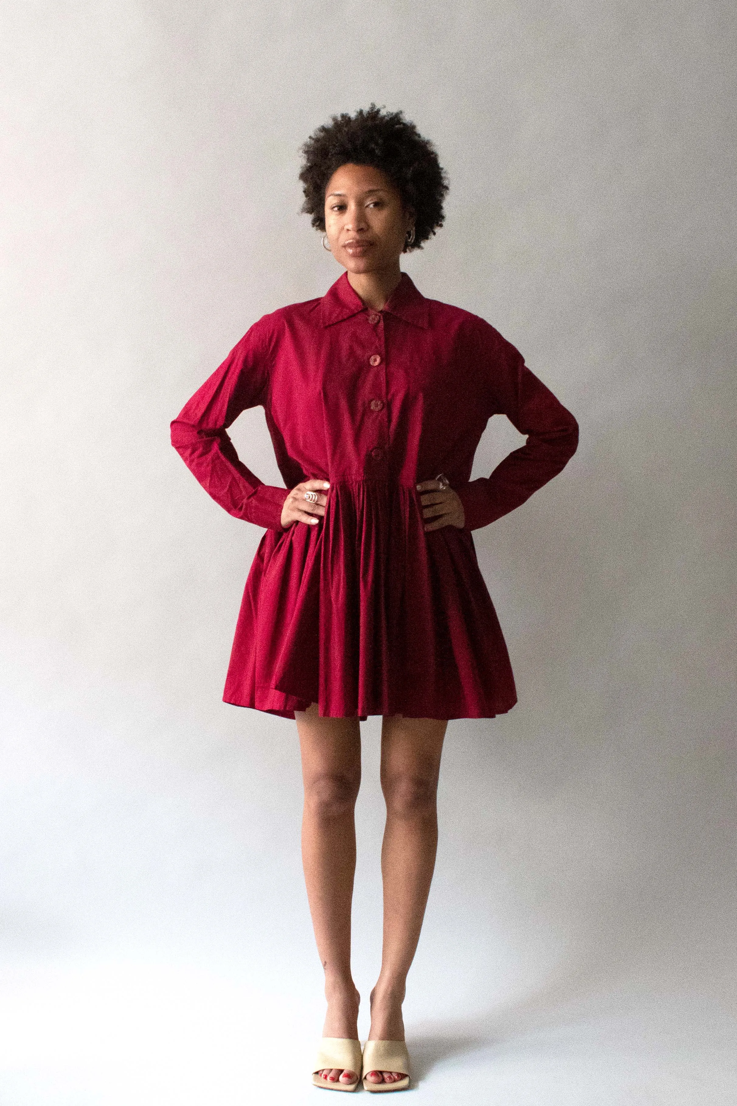 Romeo Gigli Red Cotton Top