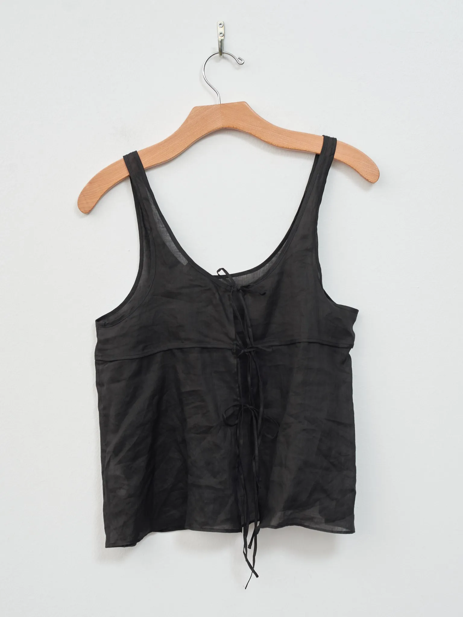 Sheer Tank Top - Black