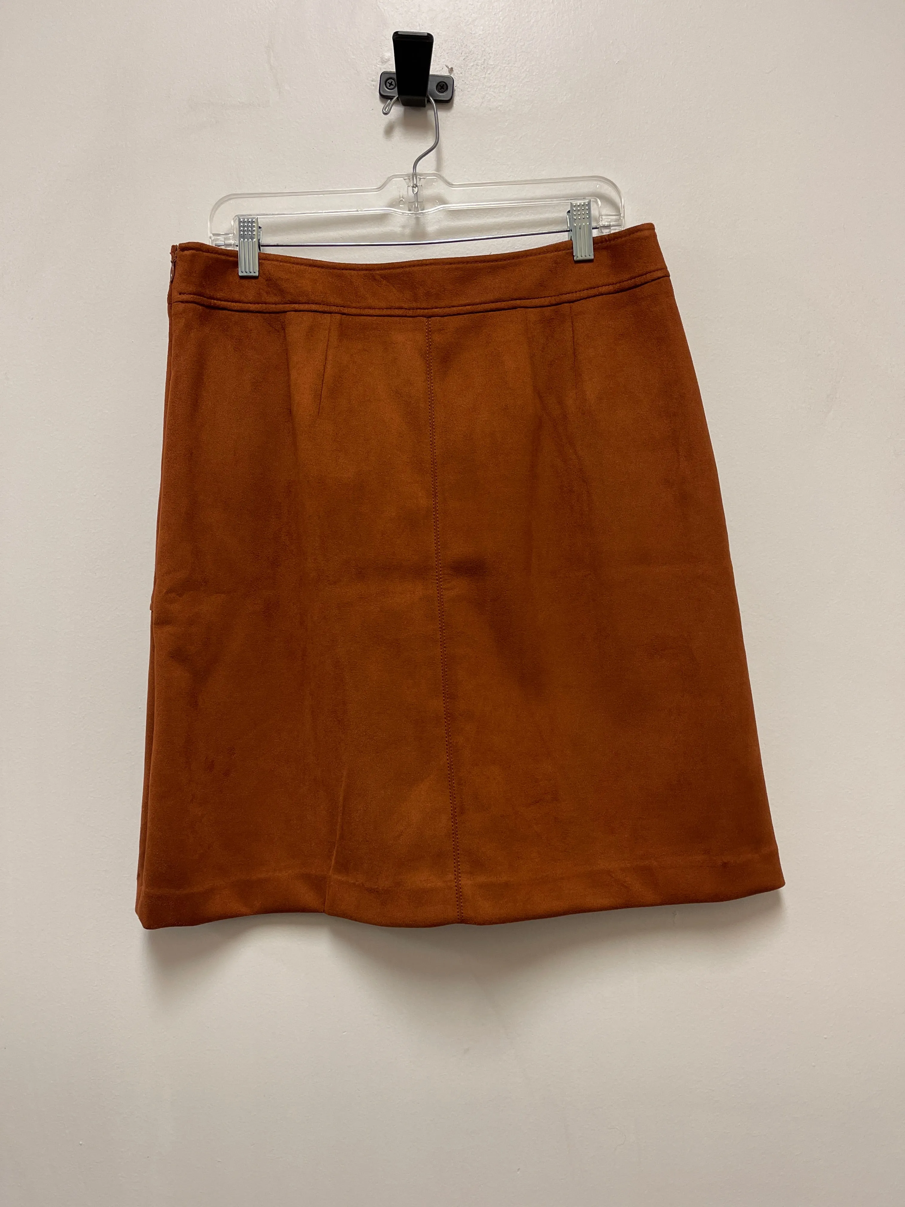Skirt Midi By Loft In Tan, Size: 10